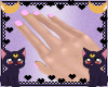 FOX pink nails