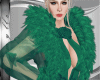 Stella green fur coat