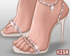 K|White Diamond Heels
