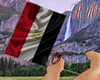 {R} Egypt Hand Flag M/F