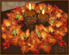 |S| Autumn Candle Wreath