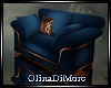 (OD) Blue castle chair