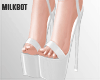 Chloe White Heels