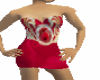 red sexy silk dress
