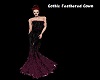 Gothic Feathered Gown