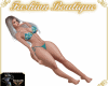 NJ] Daisy teal bikini