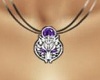 Purple Wolf Necklace/F