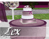 LEX wedding cake/table