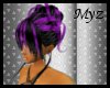 Black Purple Updo Bng