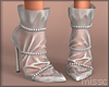 $ Tulle Heels  WHITE