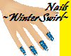 Nails~WinterSwirl~