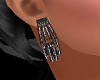~CR~Black Diamond Earrin
