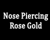 Nose Piercing Rose Gold
