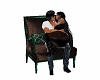 Brown Green Kiss Chair