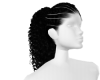 braid curly ponytail