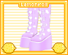 lilac cloud boots