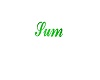 Sum Green Custom