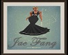 JF FLUTED GOWN BLK RL