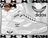 White Didas Tennis Shoe