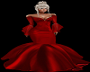 Z: Red Satin Ball Gown