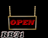 (RB71) Open/Closed Sign