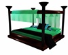 TEAL/BLACK POSELESS BED