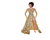 gold gala dress