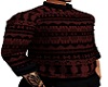 Burgandy Sweater W Shirt