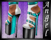 L$A Suzy Heels Teal