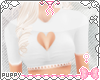 [Pup] White Heart Top