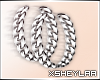 $ Chain Earrings | silvr