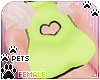 [Pets] Heart top | Lime