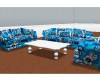 Blue Flower sofa