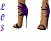 Black N Purple Heels