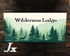 Wilderness Lodge sign