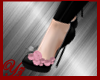 catrina pink black shoes