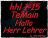 MH~ TeMain-Herr Lehrer