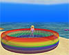 Inflatable Rainbow Pool