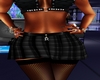 [KR] Black Plaid Skirt