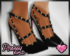 P|Black Studded Heels