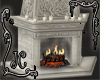 (JC) Ivory Fireplace
