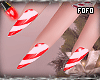 candy cane nails