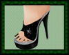 (WW)GLAM SHOES BLK  SLVR