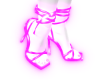pink gloss heels