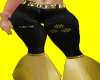 RLLSexy pants Gold Black