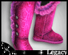*L* Fur Boots Pink