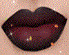 labbra color rosso scuro