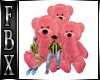 Bear pink sofa friends