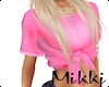 MK - Pink Front Tied Top