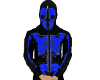 Skull Hoody Blue F